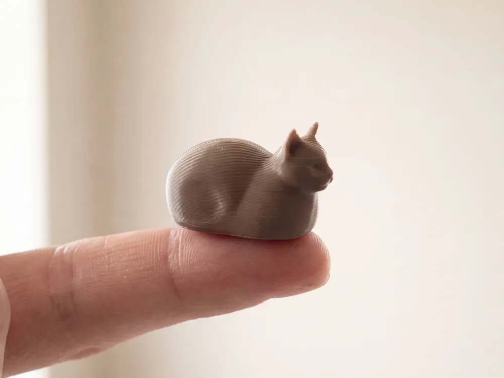 Accesorio para impresora 3D: Mini Buddy #40 - Cat Loaf. Referencia del modelo original.
