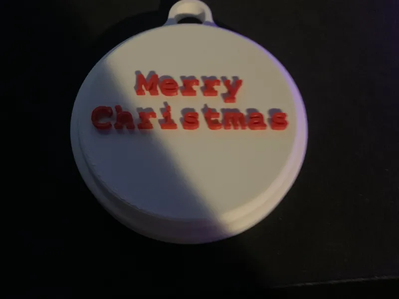 Merry Christmas Ornament