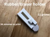 Rubber/Eraser holder