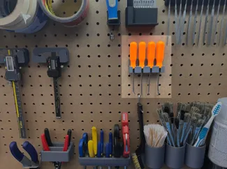 Peggit Pegboard Holder for Harbor Freight Picks
