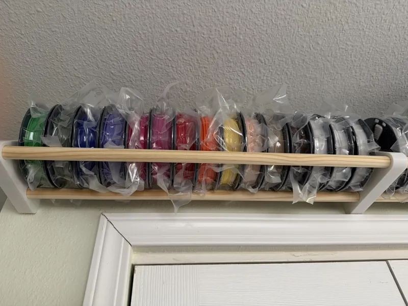 Filament shelf for small 250g spools
