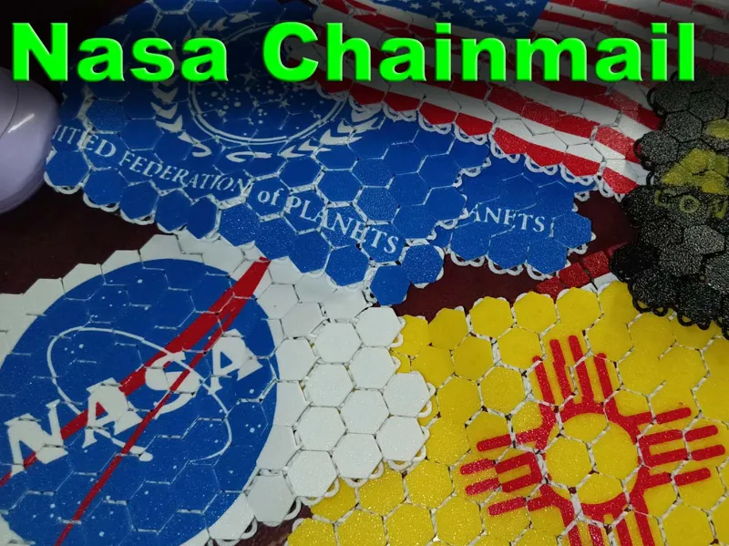 Nasa Chainmail Flage