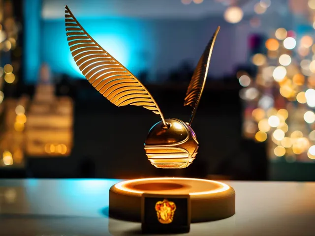 levitating Golden snitch
