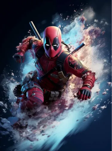 Deadpool Hueforge