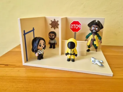 Backrooms Diorama