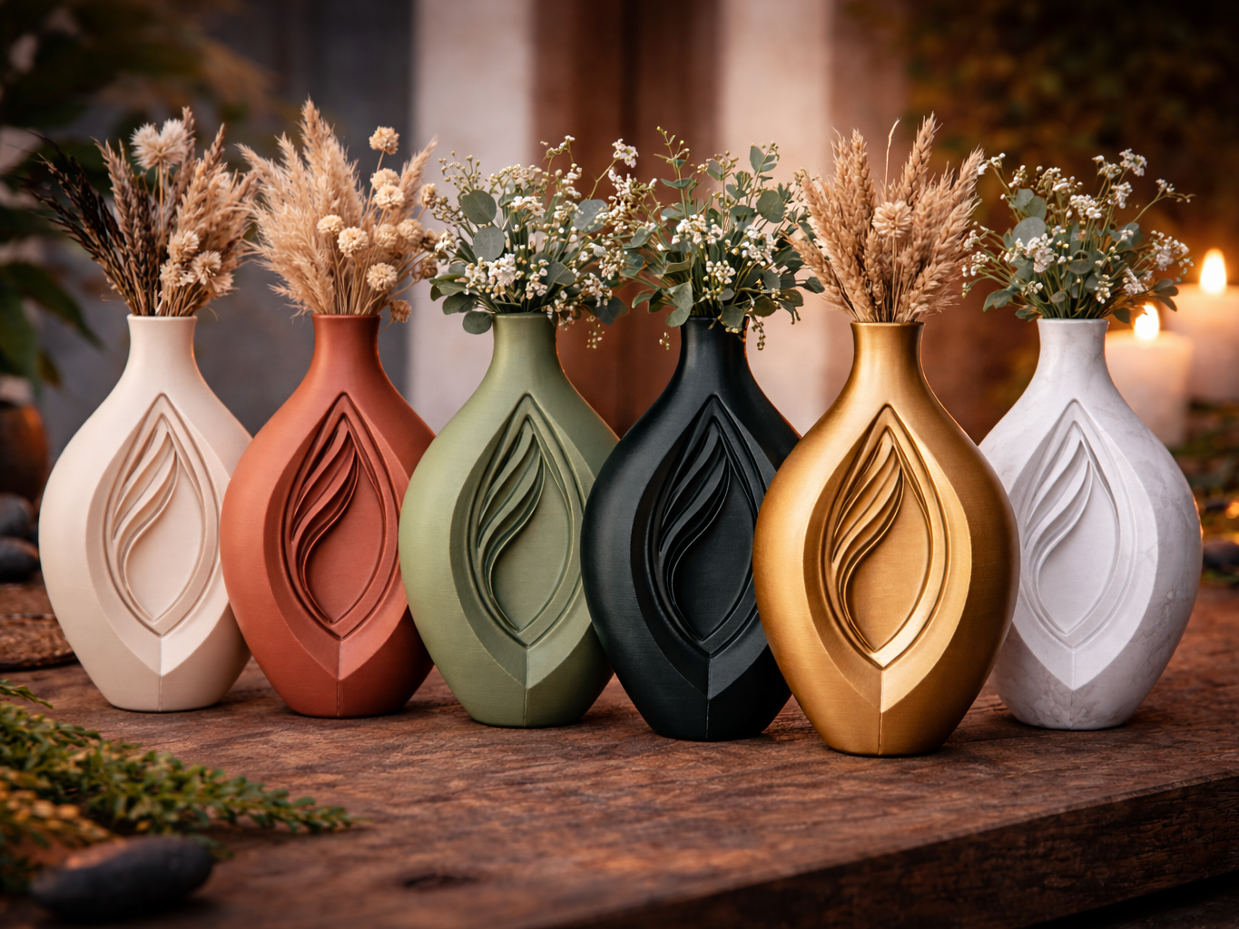 Leaf Vase – Moderne Design-Vase im Blatt-Look