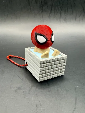Objeto manipulable: Spider-Man Bath Fidget Clicker (Brand New Day) — vista de referencia 2
