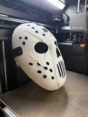 Pieza para disfraz o exhibición: Stitched Halloween Hockey Mask — vista de referencia 5