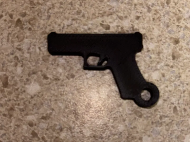 Simple Glock Keychain