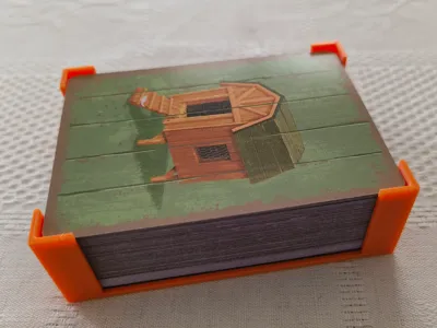 Card frame for board game box