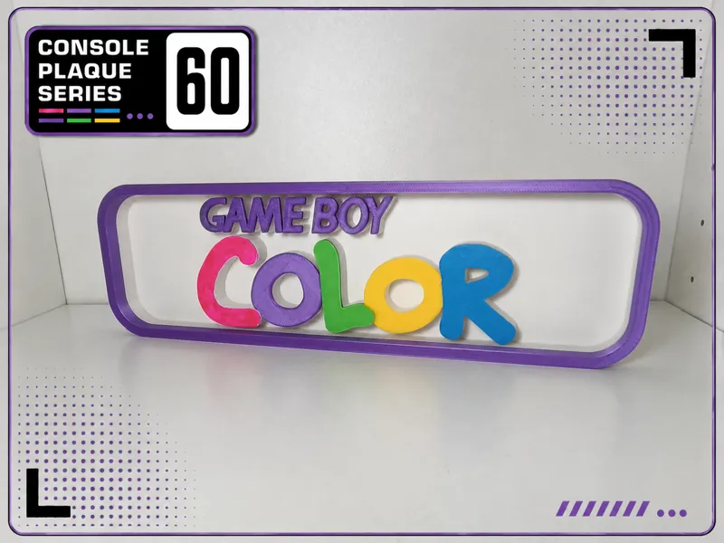 Console Logo Plaque - Game Boy Color