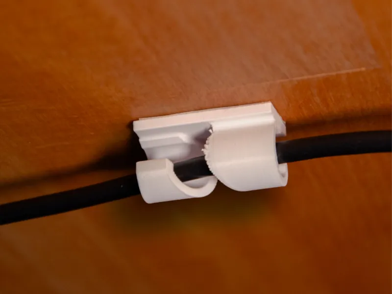 Parametrischer Kabelclip – Kabelmanagement