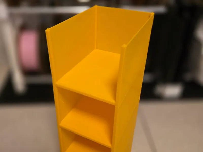 Stackable boxes, low filament usage