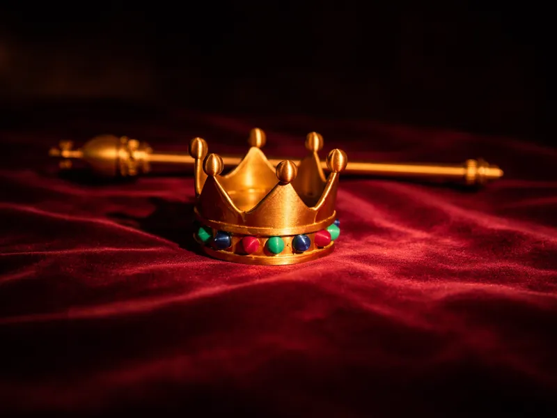 Royal Crown & Scepter – Multi-Print Display Set
