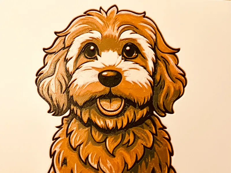 Labradoodle HueForge