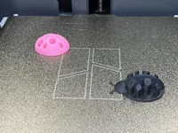 All parts print on the same plate, in different colors!