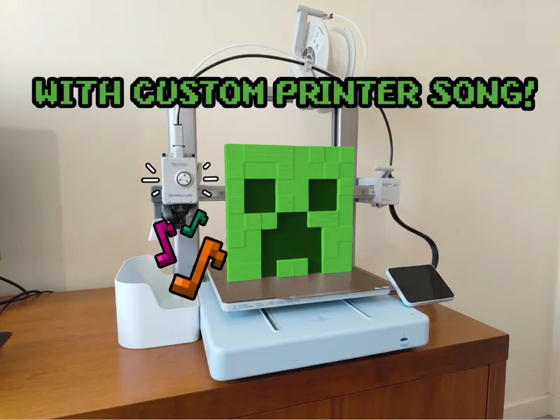 Creeper Face | Custom start and end print song!