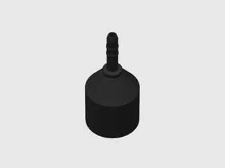 G 1/2 female thread to micro drip 4.6 mm adapter