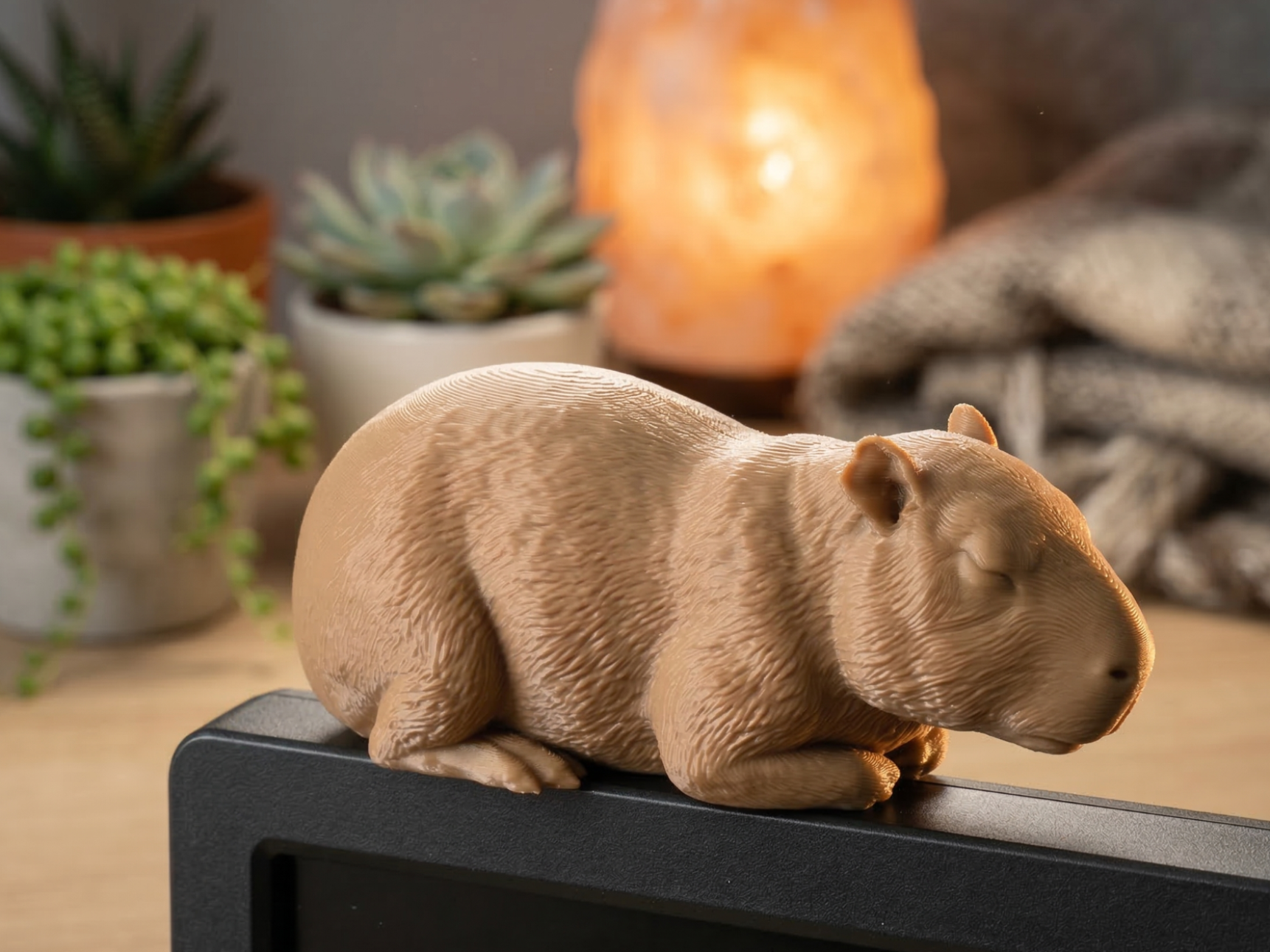 Cozy Capybara Monitor Pal