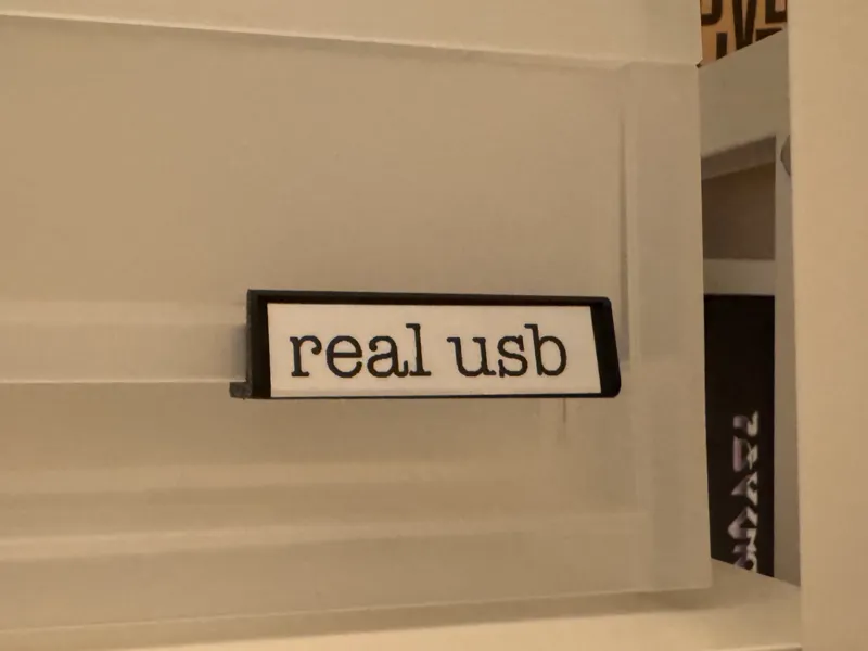 Muji PP label holder