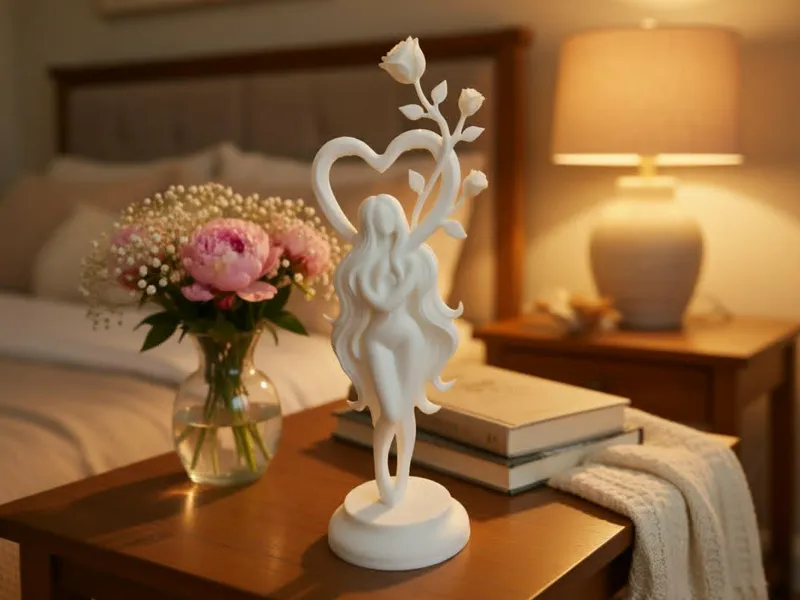 Jolie décoration de Femme romantique 