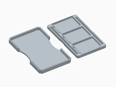 Minimal case for 3 SD cards 