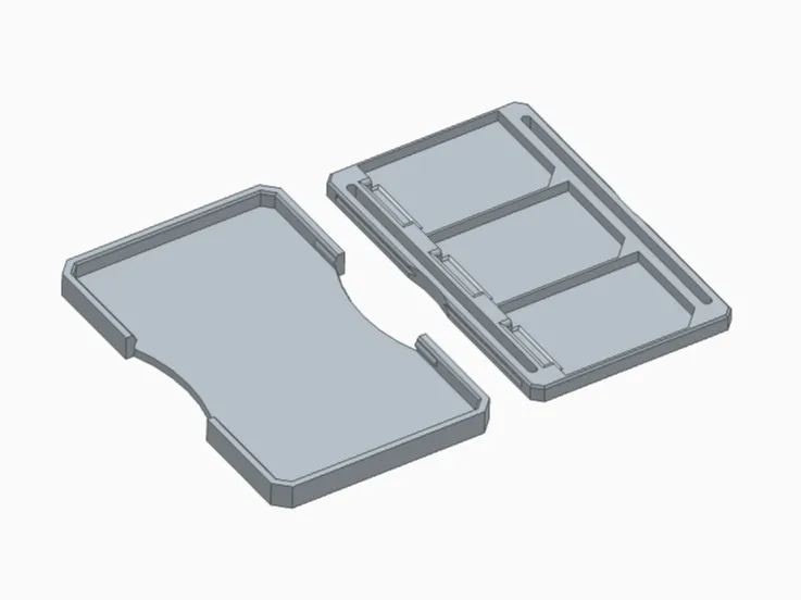scatola minimal per 3 schede sd 