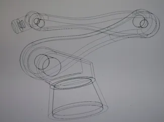 Robot Arm with Taper Lock Joints - Education