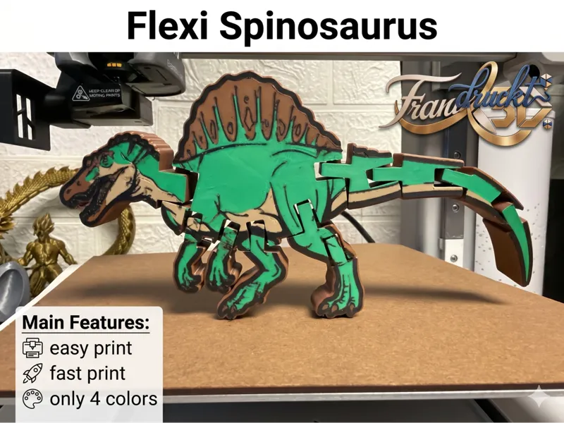 Flexi Spinosaurus Fidget Toy