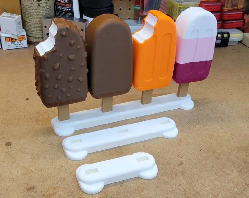 Ice Cream Bar/Popsicle Container Display Stands