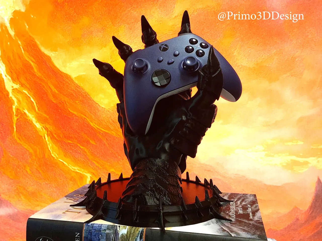 Sauron's Hand from Lord of the Rings Gamepad Stand view 2