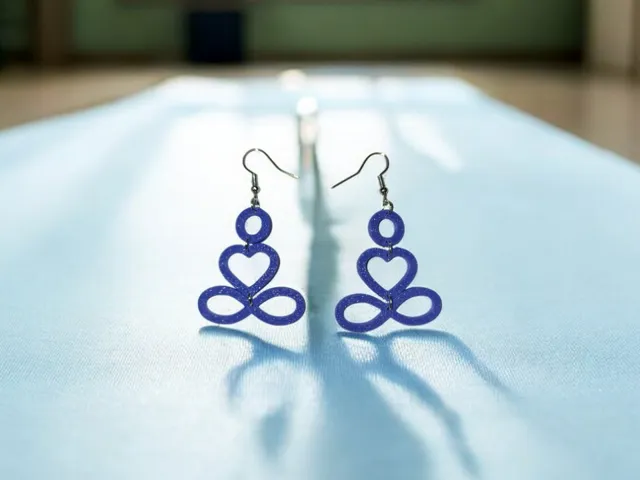 Yoga love earrings