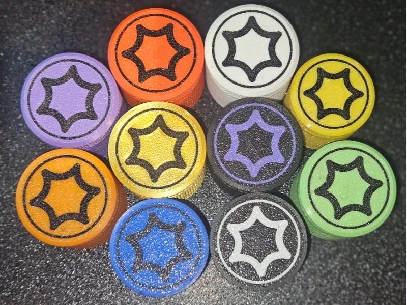 Threaded locking wheel nut container