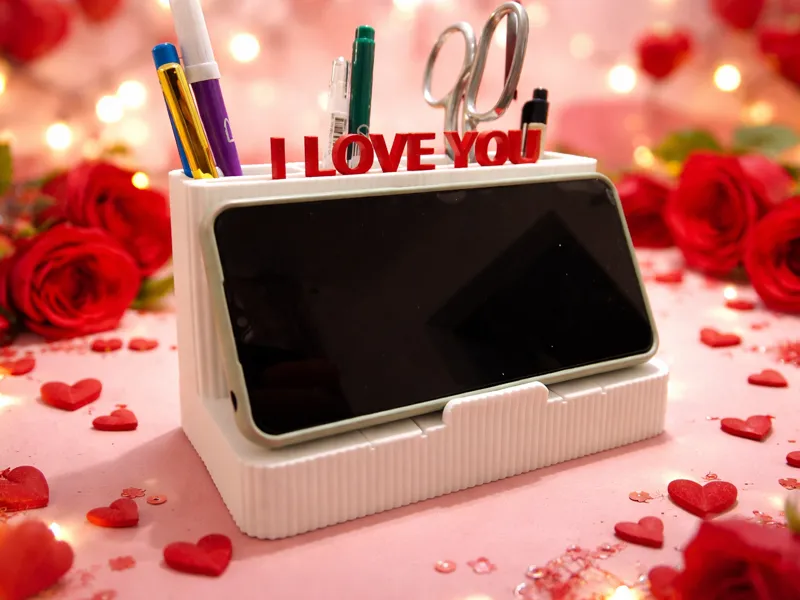 Support téléphone avec message  caché d'Amour
