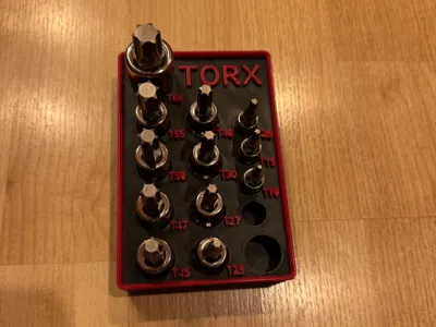 Gridfinity Duralast Torx set holder