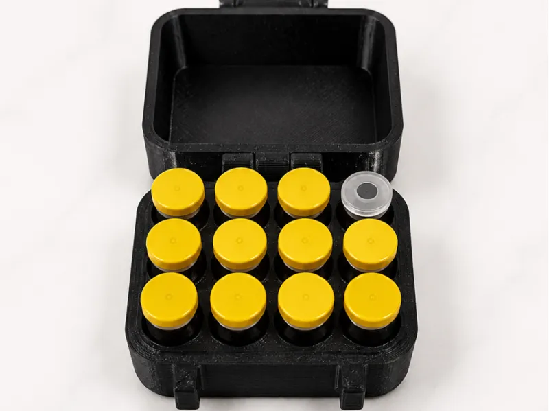 Compact 3ml Peptide case (12 vials)