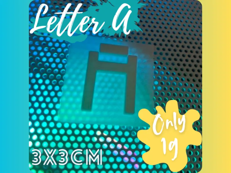 Letter A (Minecraft style)