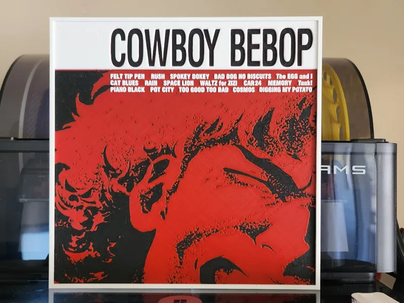 Cowboy Bebop Album - Hueforge - 4 colors