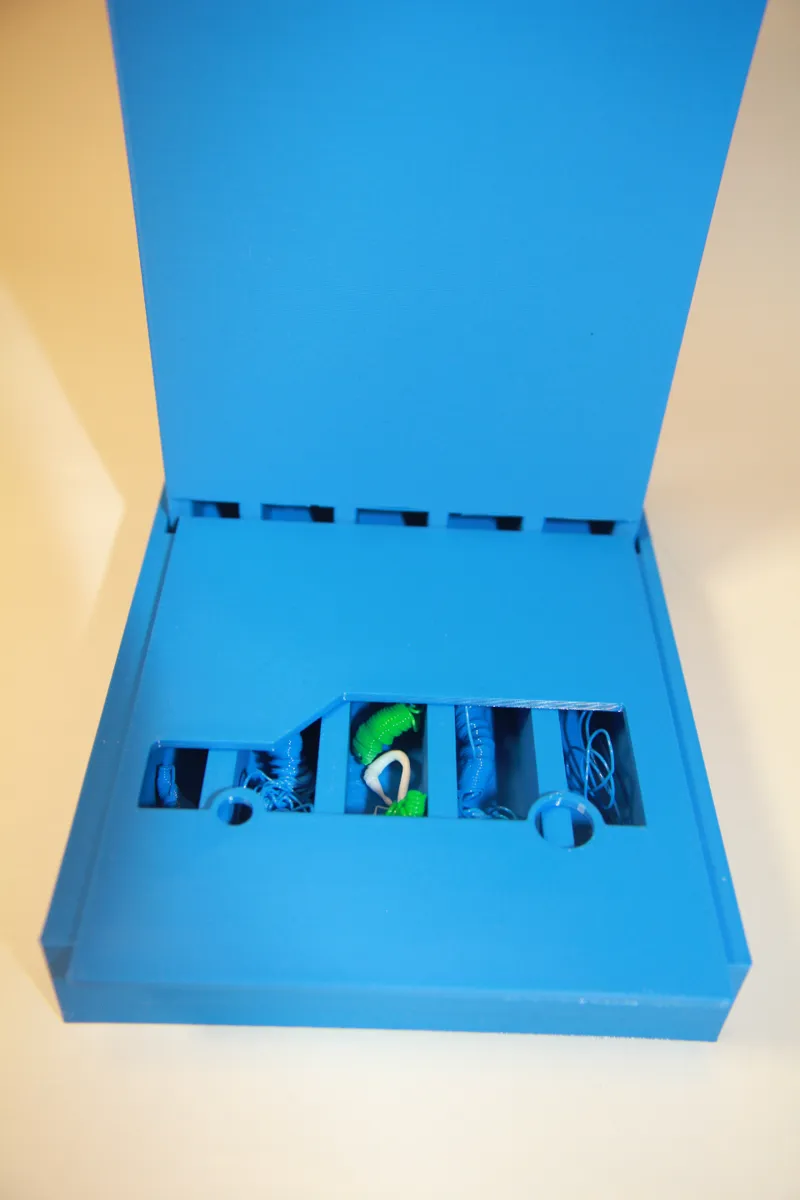 Filament purge art storage