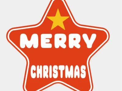 Merry Christmas Star 