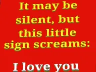 Miniature sign I Love you Gristhmas Gift