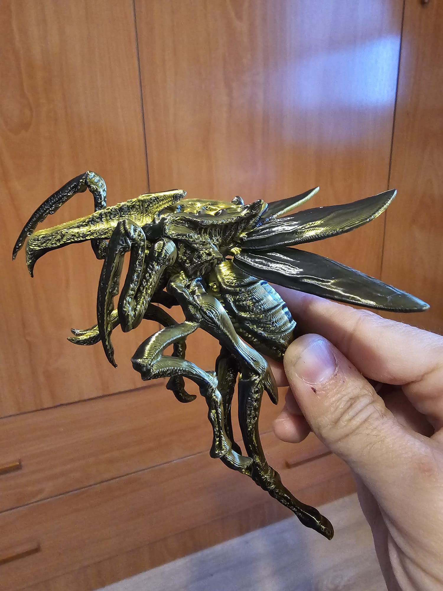 Miniatura 2 do modelo 3D 星河战队 阿拉奇虫族 HOPPERS 飞翔姿态 手办