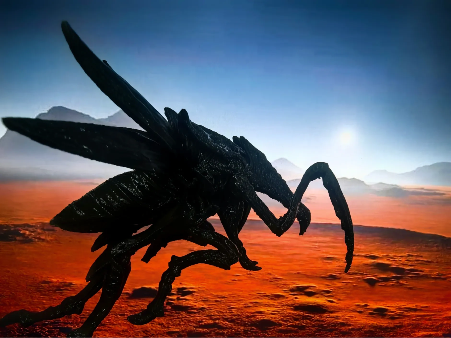 Starship Troopers Arachnid Hoppers Flying Pose Figurine by Lotte ...