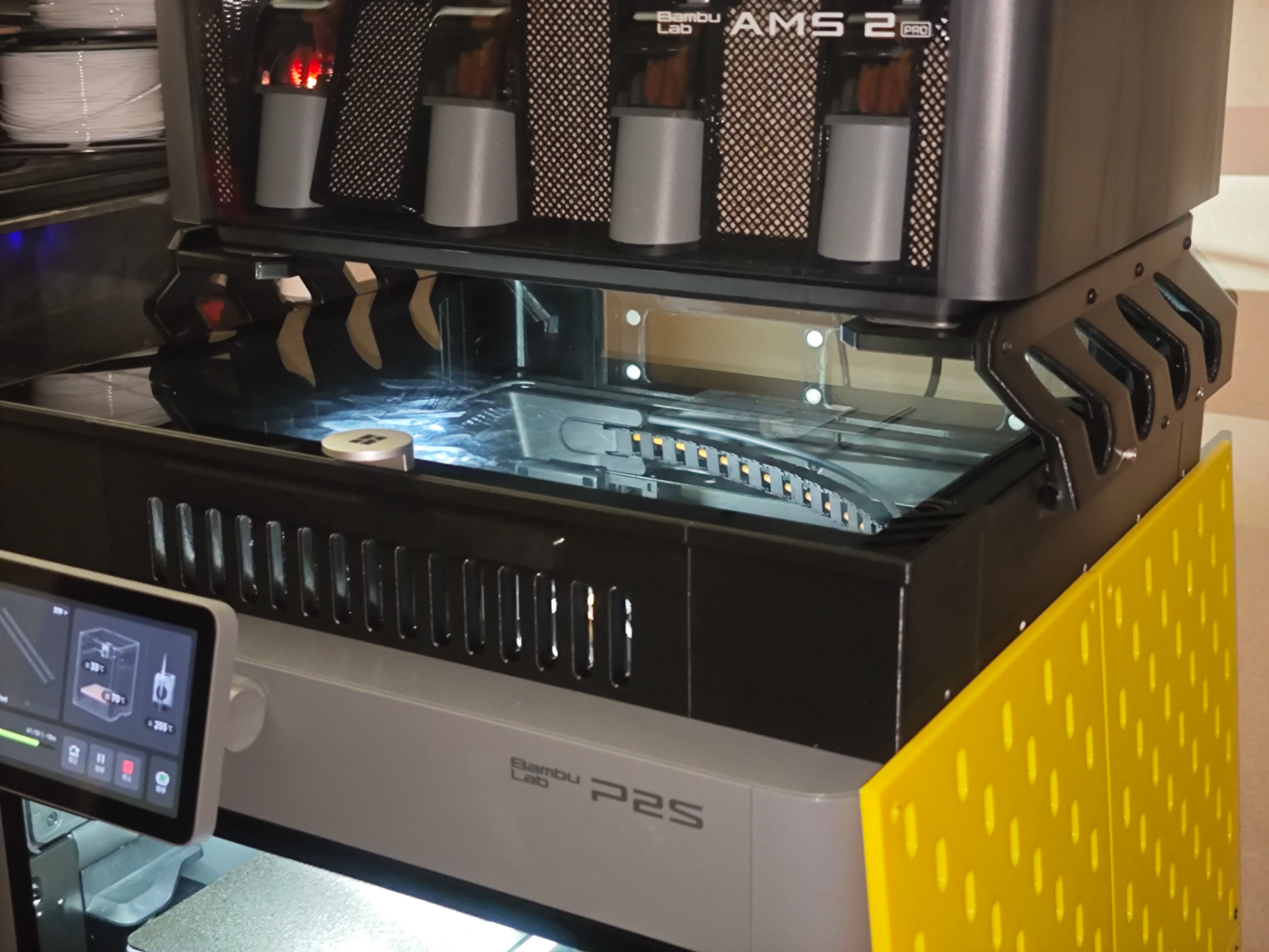 Miniatura 1 do modelo 3D AMS 多功能散热增高架 for P2S