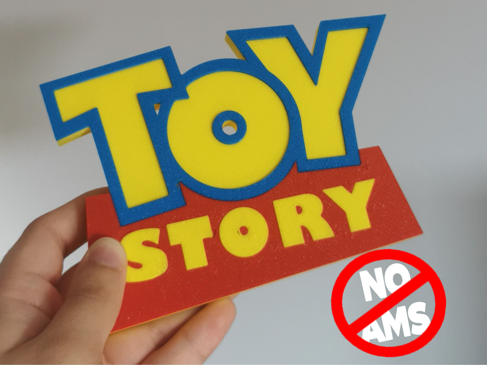 Toy Story 3D Logo Plaque