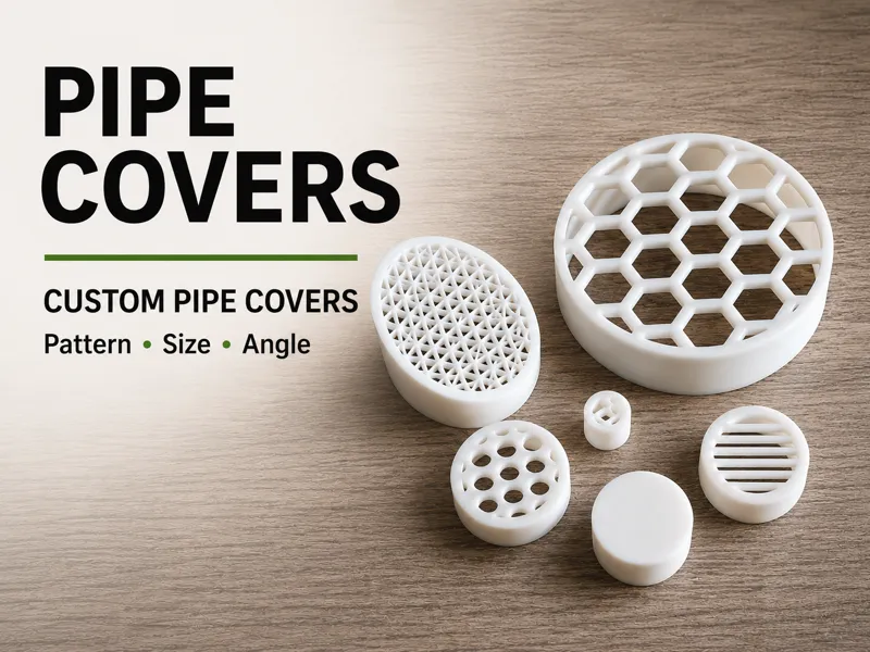 Customizable Pipe Cap - PVC Cap - Heat pump