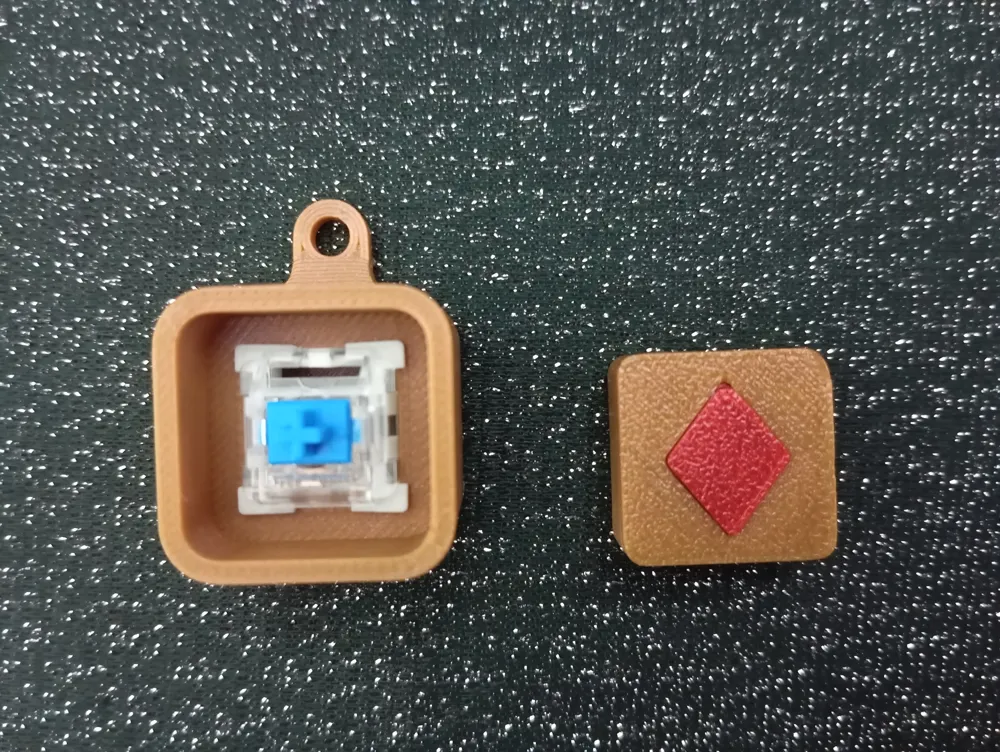 Clicker Key Rings Poker Key Clicker Keychain - Free 3D Print Model - MakerWorld