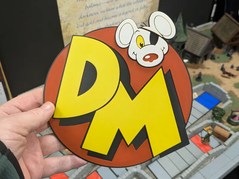 Dangermouse wall art