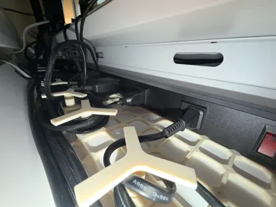 Secretlab Magnus Pro XL Cable Tray Opengrid Tiling