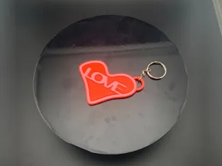 Love inspired key chain